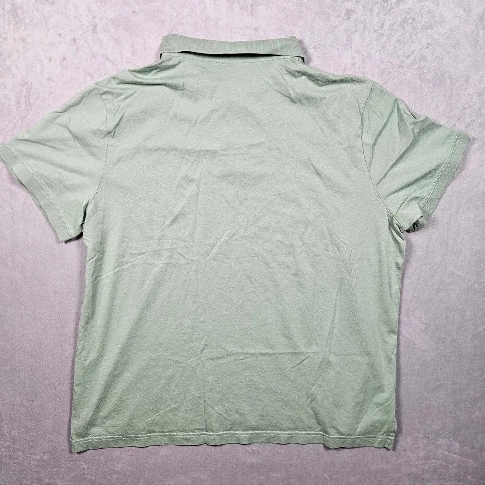 Nike Polo Shirt Mens XXL Green Short Sleeve Embroidered Swoosh Logo Golf Casual